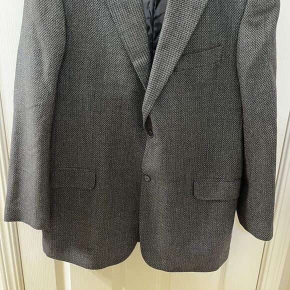 Zino Italian Regent Silk and Wool Sport Coat Blazer Two-Button Men's Size 44L - Picture 6 of 16